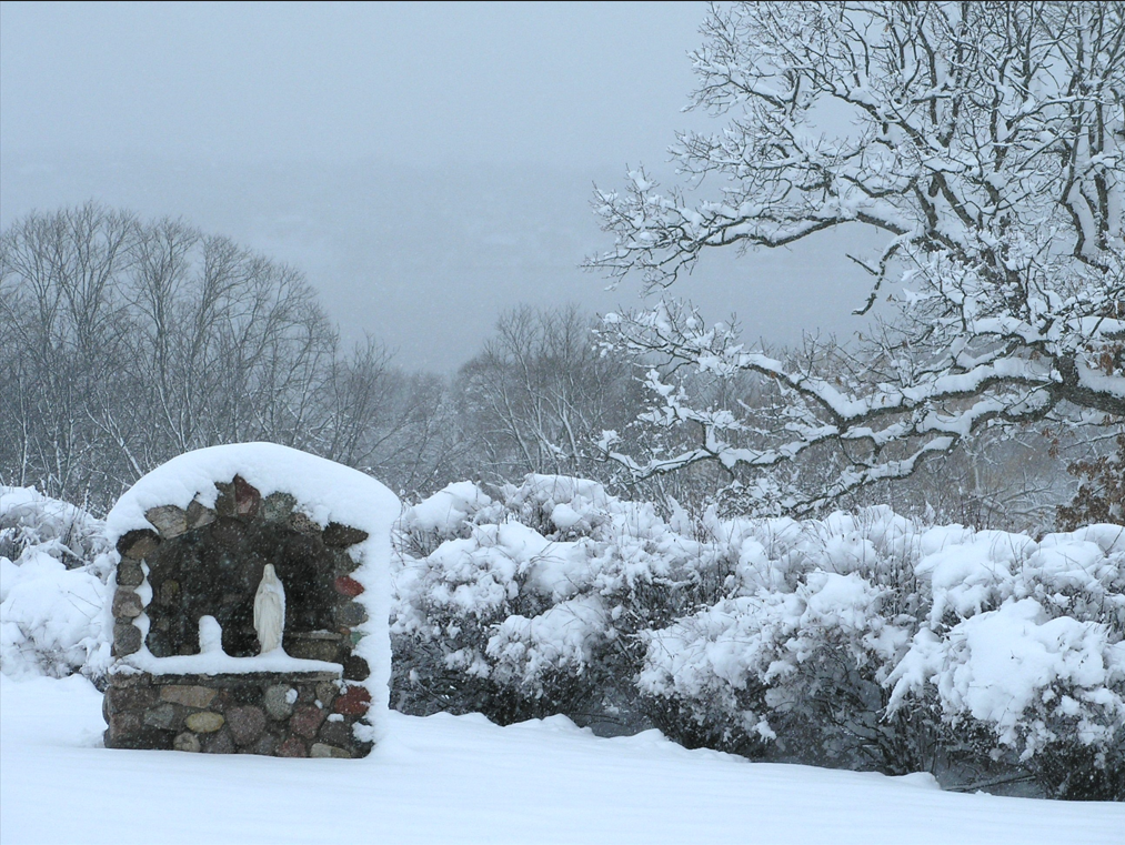 Shrine in winter